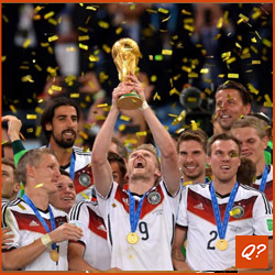 Quizvraag Voetbal Brazilië Wereldkampioenschap Duitsland 2254